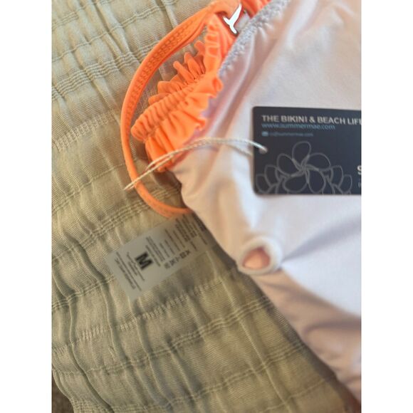 NWT Fashion-forward Cami Top Ruffle Bandeau Bikini Top - Picture 4 of 6